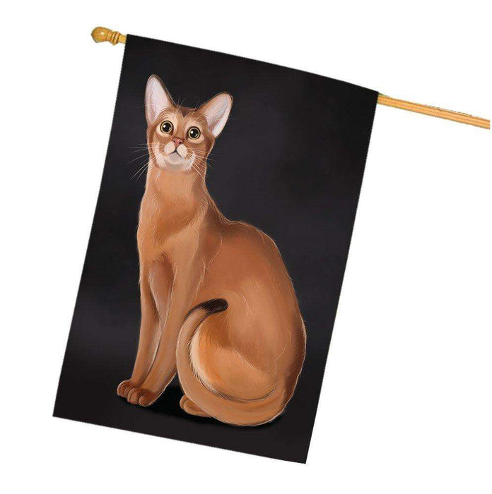 Abyssinian Cat House Flag