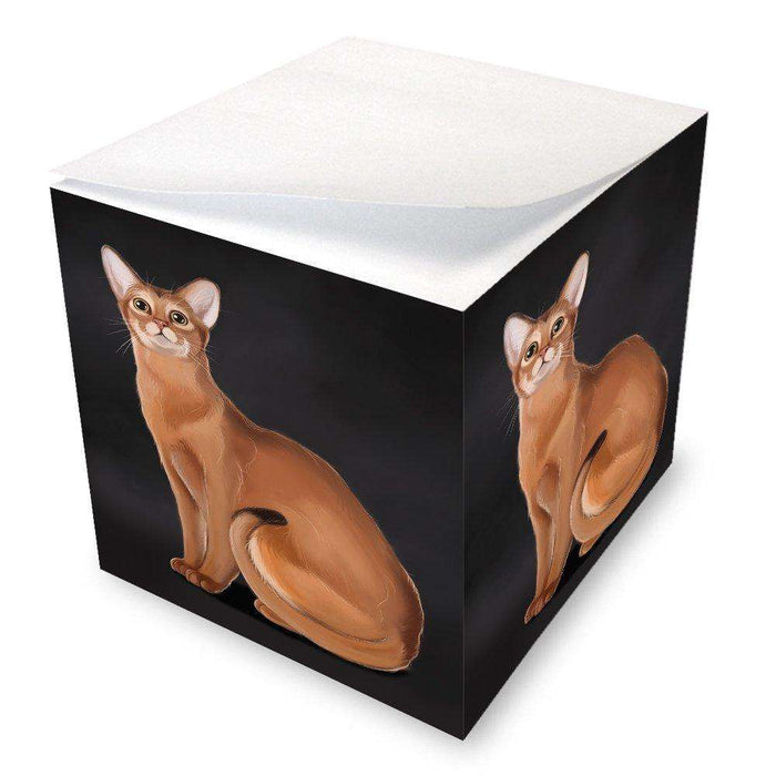 Abyssinian Cat Note Cube
