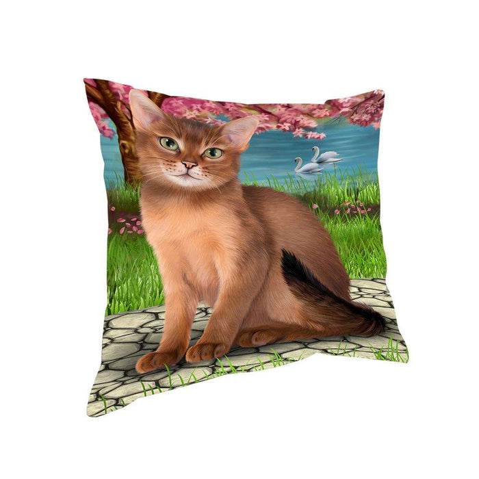 Abyssinian Cat Pillow PIL67608