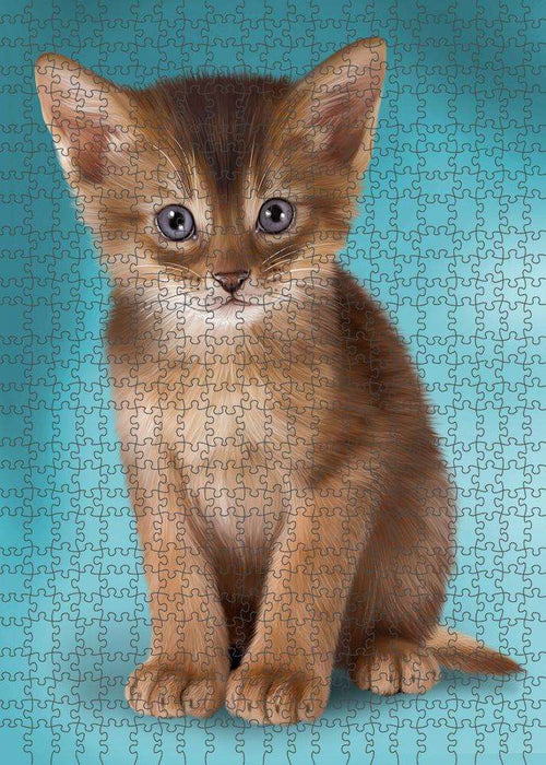 Abyssinian Cat Puzzle with Photo Tin PUZL62514