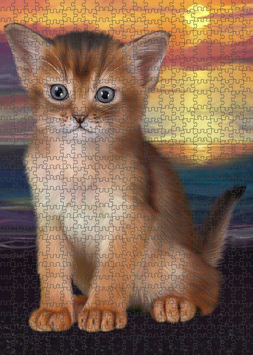 Abyssinian Cat Puzzle with Photo Tin PUZL62606