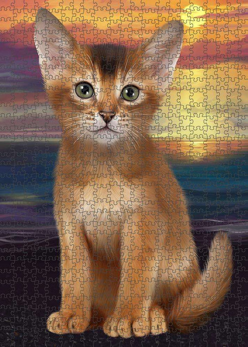 Abyssinian Cat Puzzle with Photo Tin PUZL62610