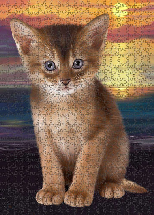 Abyssinian Cat Puzzle with Photo Tin PUZL62614