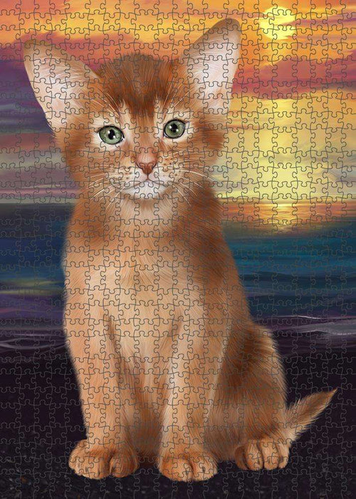 Abyssinian Cat Puzzle with Photo Tin PUZL62618