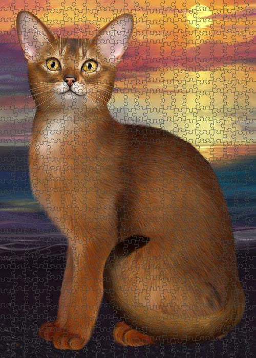 Abyssinian Cat Puzzle with Photo Tin PUZL86104