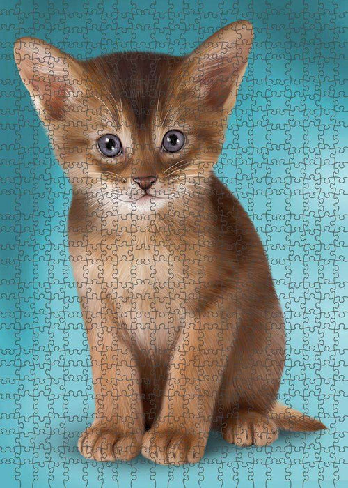Abyssinian Cat Puzzle with Photo Tin PUZL86108