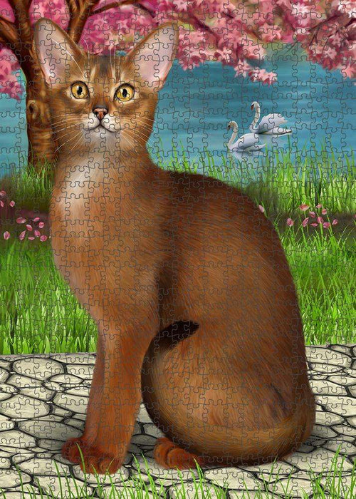 Abyssinian Cat Puzzle with Photo Tin PUZL86112