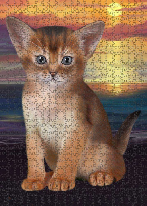 Abyssinian Cat Puzzle with Photo Tin PUZL86116