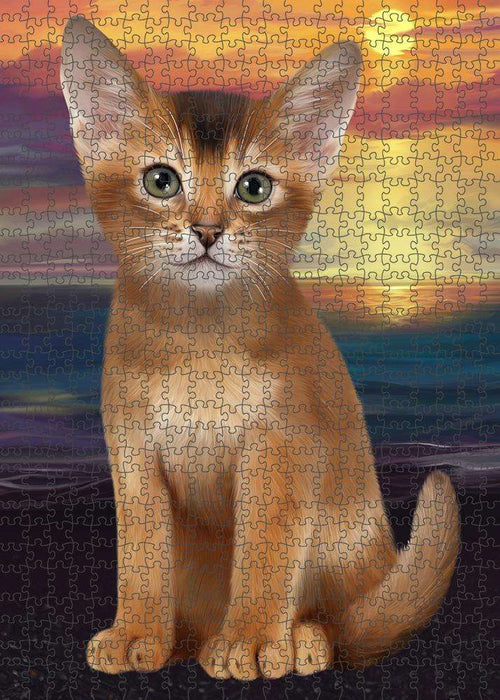 Abyssinian Cat Puzzle with Photo Tin PUZL86120