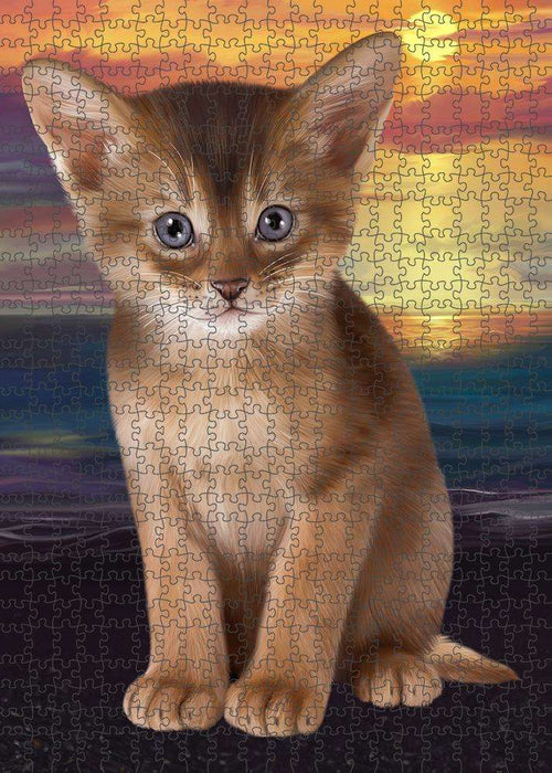 Abyssinian Cat Puzzle with Photo Tin PUZL86124