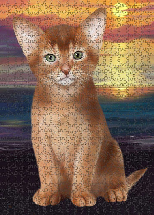 Abyssinian Cat Puzzle with Photo Tin PUZL86128