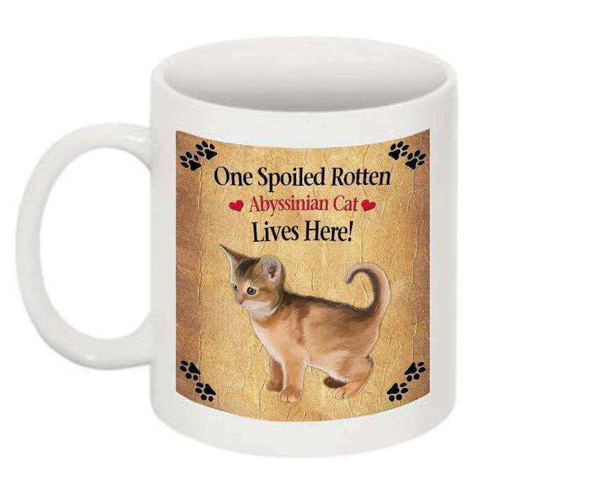 Abyssinian Kitten Spoiled Rotten Cat Mug