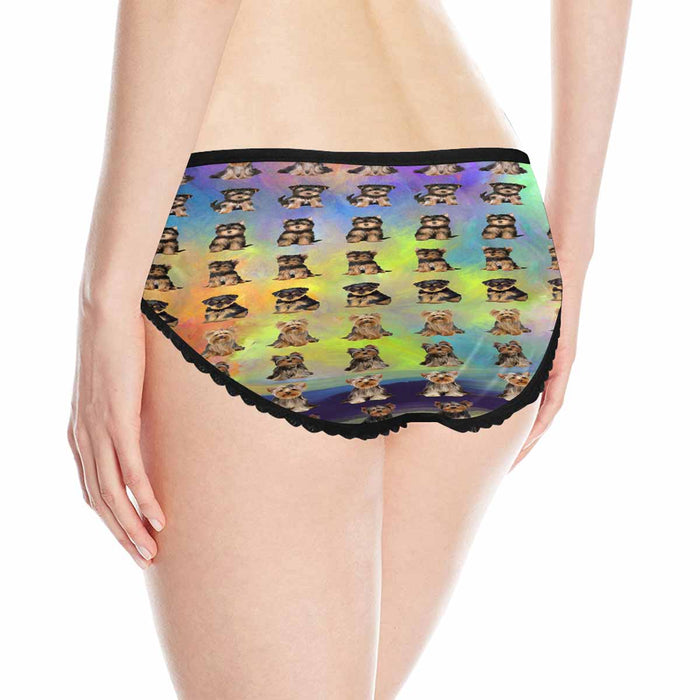 Yorkshire Terrier Dogs  Women&#039;s All Over Print Classic Briefs