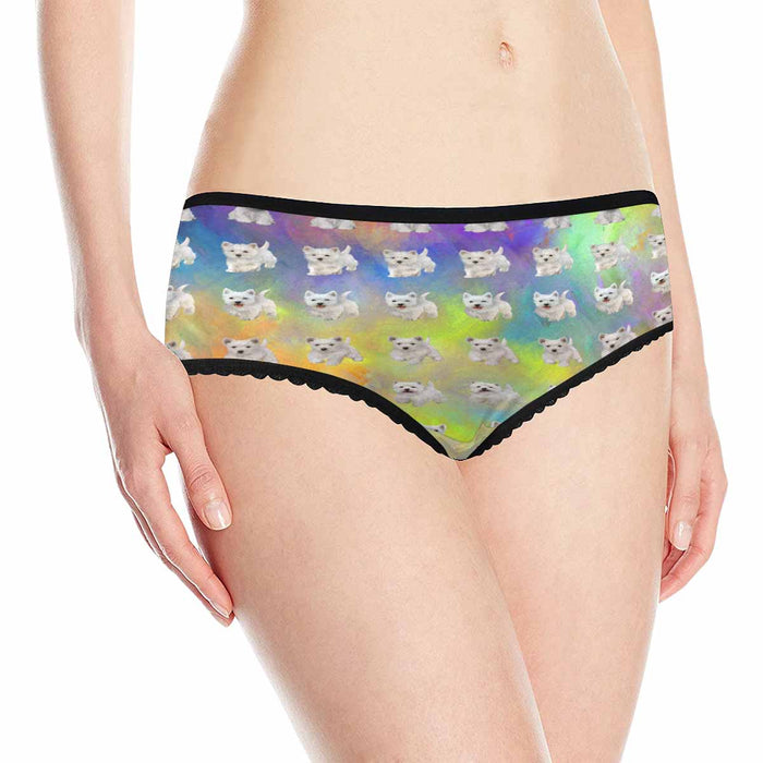 West Highland White Terrier Dogs  Women&#039;s All Over Print Classic Briefs