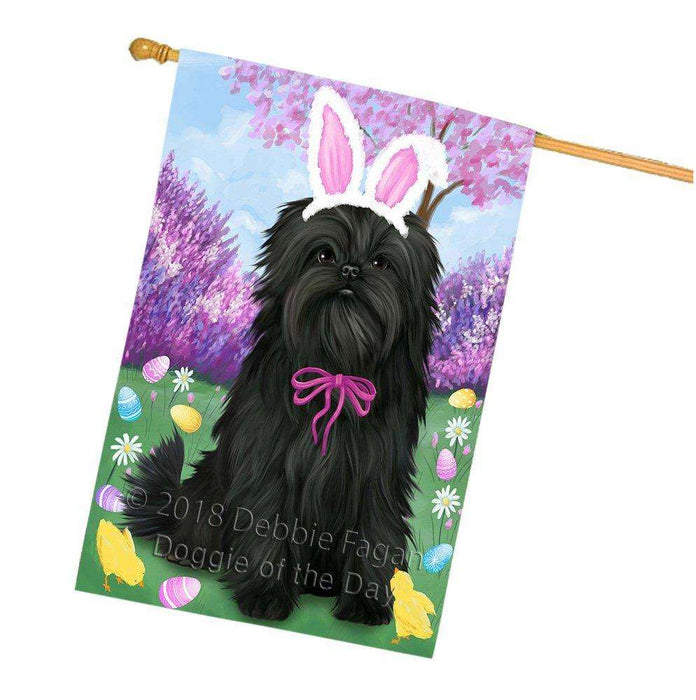 Affenpinscher Dog Easter Holiday House Flag FLG48988