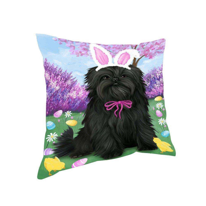 Affenpinscher Dog Easter Holiday Pillow PIL51948