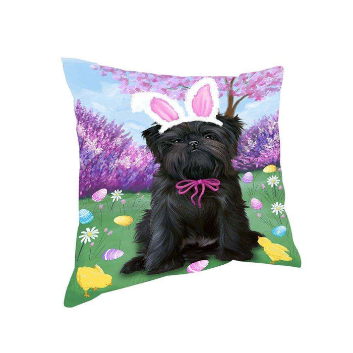 Affenpinscher Dog Easter Holiday Pillow PIL51952