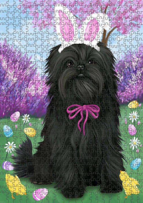 Affenpinscher Dog Easter Holiday Puzzle with Photo Tin PUZL50112