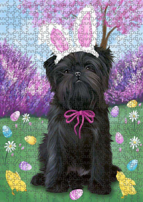 Affenpinscher Dog Easter Holiday Puzzle with Photo Tin PUZL50115