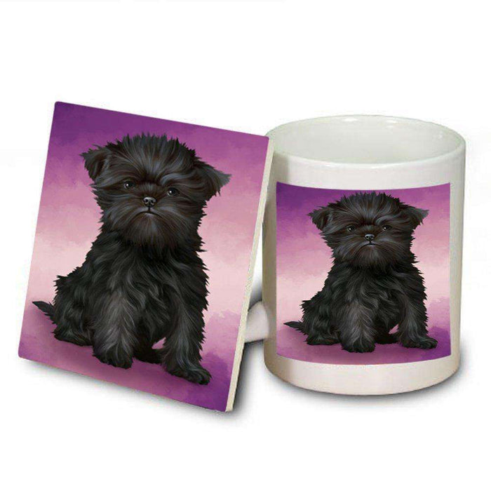 Affenpinscher Dog Mug and Coaster Set