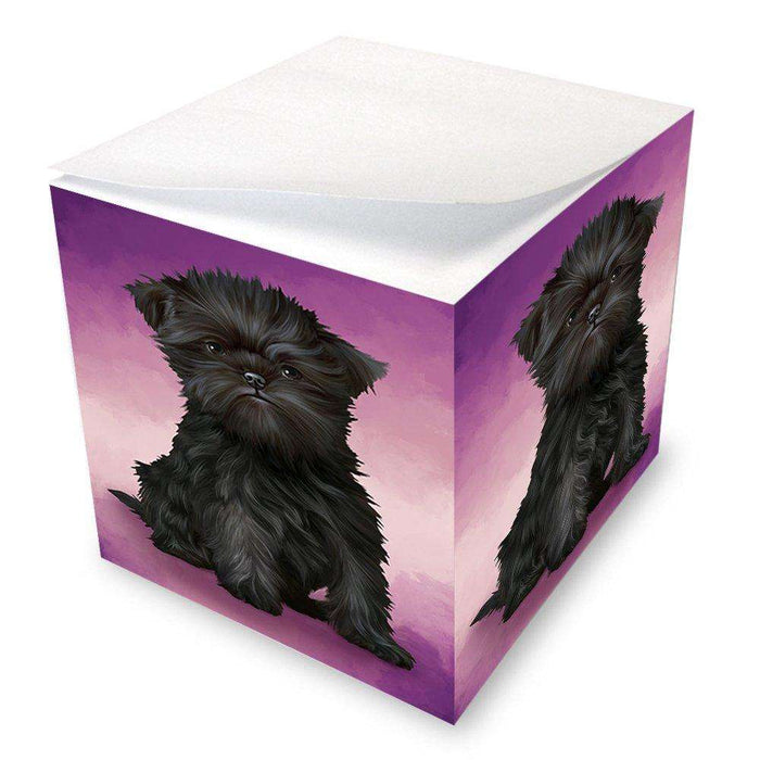 Affenpinscher Dog Note Cube