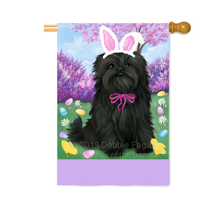 Personalized Easter Holiday Affenpinscher Dog Custom House Flag FLG-DOTD-A58747