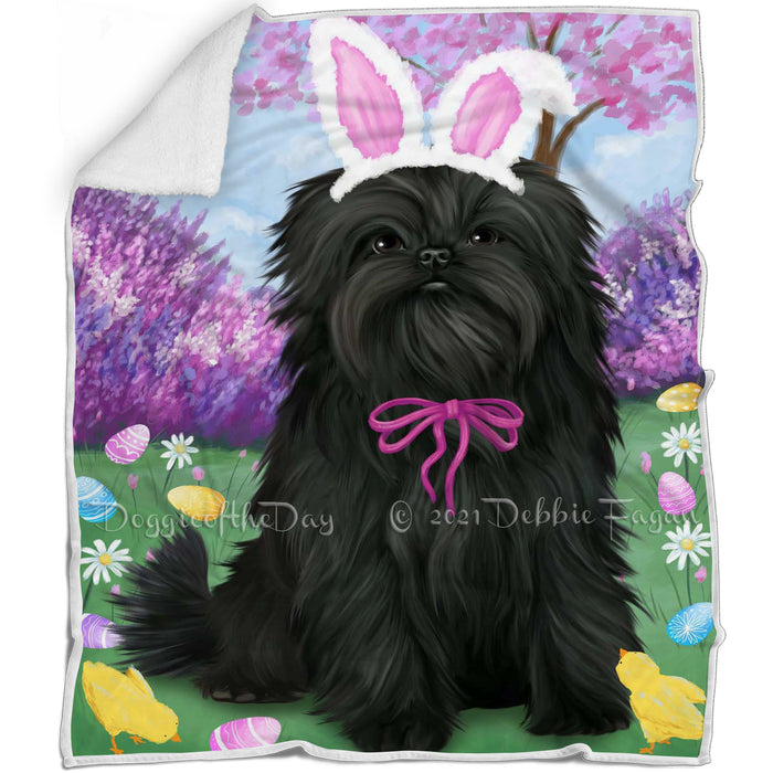 Affenpinscher Dog Easter Holiday Blanket BLNKT56811