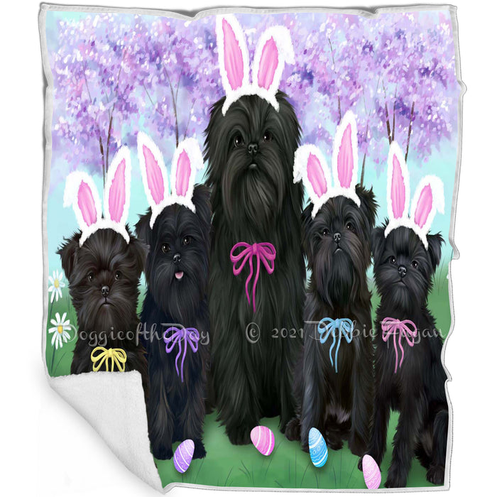 Affenpinschers Dog Easter Holiday Blanket BLNKT57702