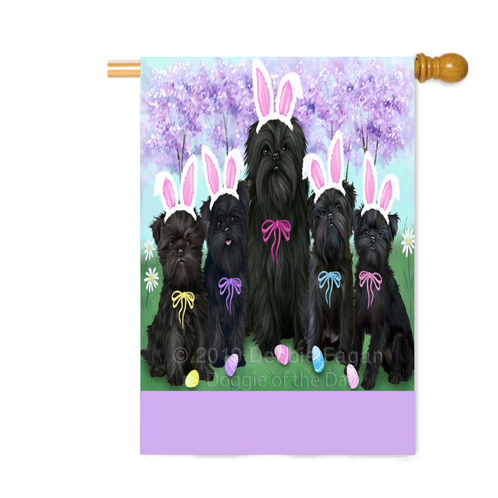 Personalized Easter Holiday Affenpinscher Dogs Custom House Flag FLG-DOTD-A58748