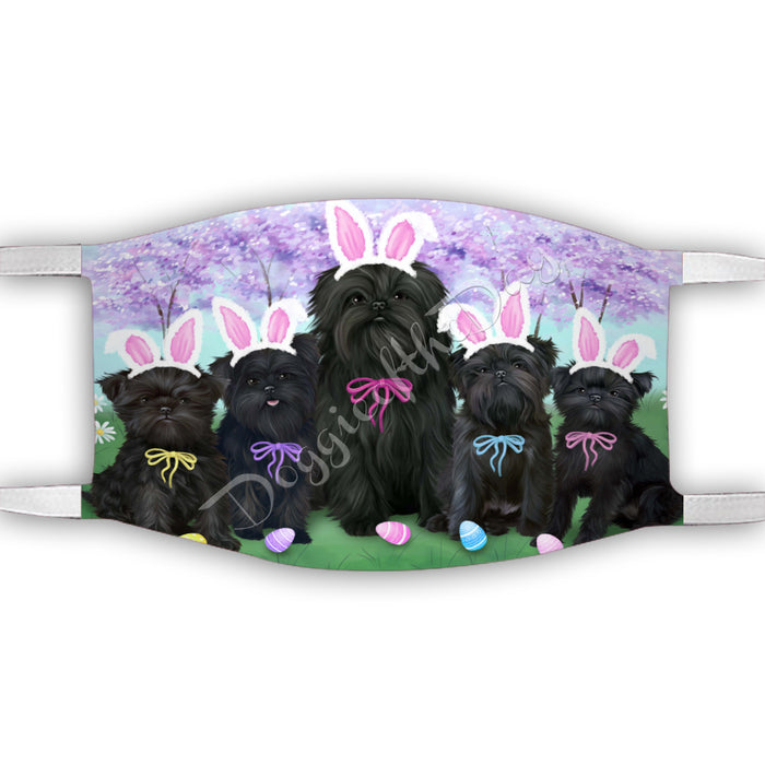 Easter Holiday Affenpinscher Dogs Face Mask FM49560