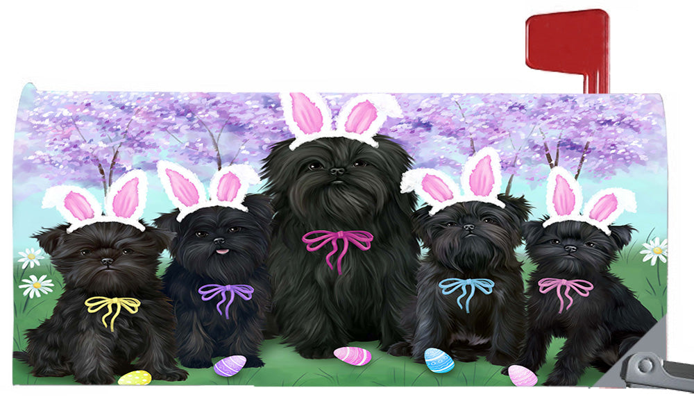 Easter Holidays Affenpinscher Dogs Magnetic Mailbox Cover MBC48367
