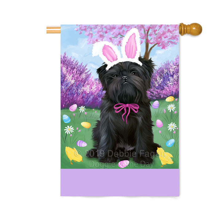 Personalized Easter Holiday Affenpinscher Dog Custom House Flag FLG-DOTD-A58749