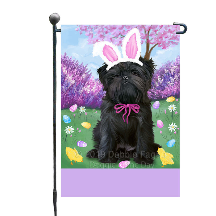 Personalized Easter Holiday Affenpinscher Dog Custom Garden Flags GFLG-DOTD-A58693