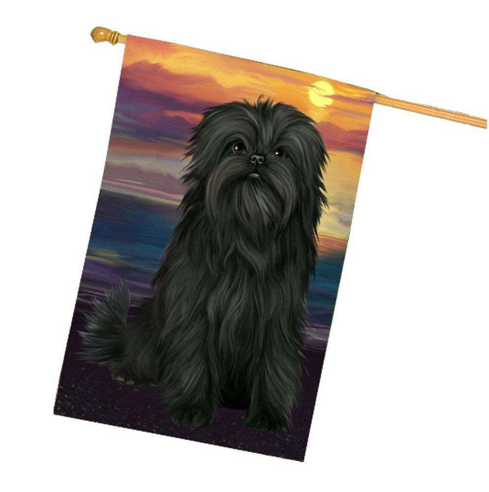 Affenpinschers Dog House Flag