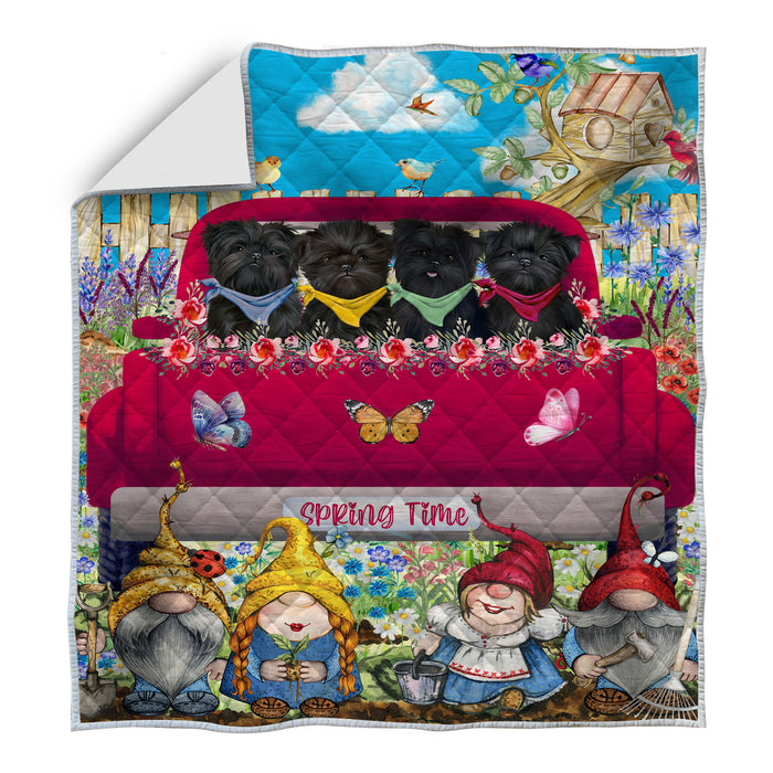 Affenpinscher Quilt: Explore a Variety of Personalized Designs, Custom, Bedding Coverlet Quilted, Pet and Dog Lovers Gift