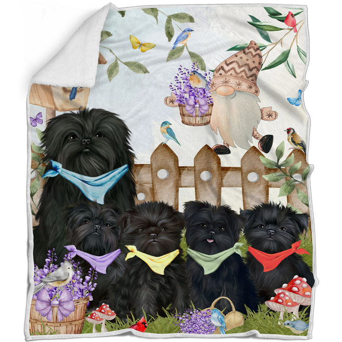 Affenpinscher Bed Blanket, Explore a Variety of Designs, Personalized, Throw Sherpa, Fleece and Woven, Custom, Soft and Cozy, Dog Gift for Pet Lovers