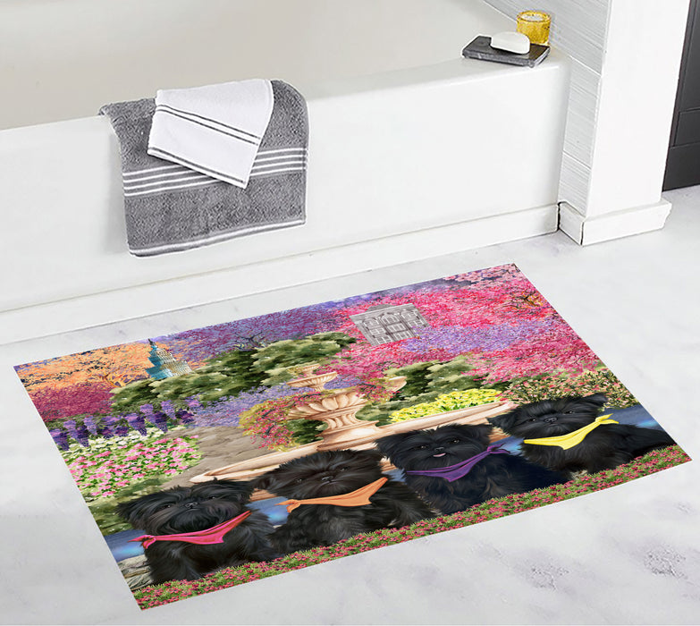 Affenpinscher Bath Mat: Non-Slip Bathroom Rug Mats, Custom, Explore a Variety of Designs, Personalized, Gift for Pet and Dog Lovers