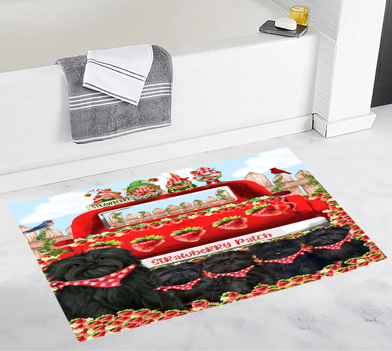 Affenpinscher Personalized Bath Mat, Explore a Variety of Custom Designs, Anti-Slip Bathroom Rug Mats, Pet and Dog Lovers Gift