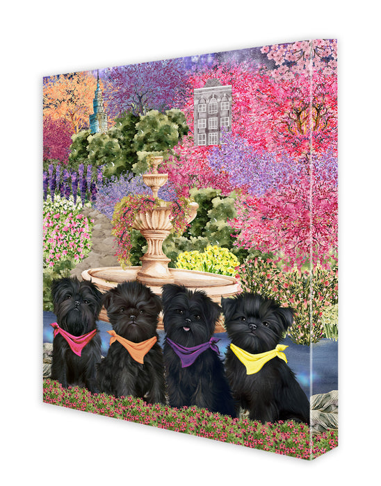 Affenpinscher Dogs Canvas: Explore a Variety of Designs, Digital Art Wall Painting, Personalized, Custom, Ready to Hang Room Decoration, Gift for Pet Lovers