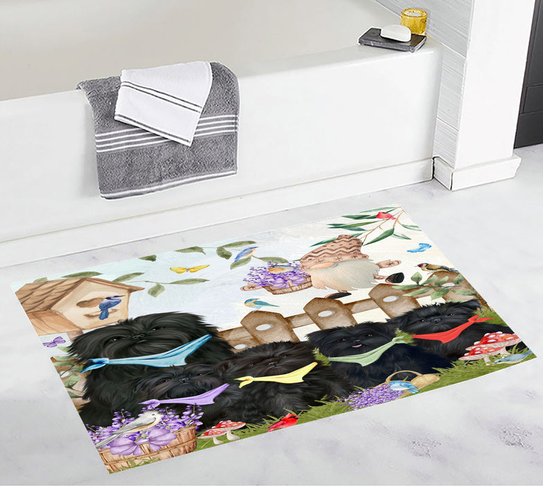 Affenpinscher Bath Mat: Non-Slip Bathroom Rug Mats, Custom, Explore a Variety of Designs, Personalized, Gift for Pet and Dog Lovers