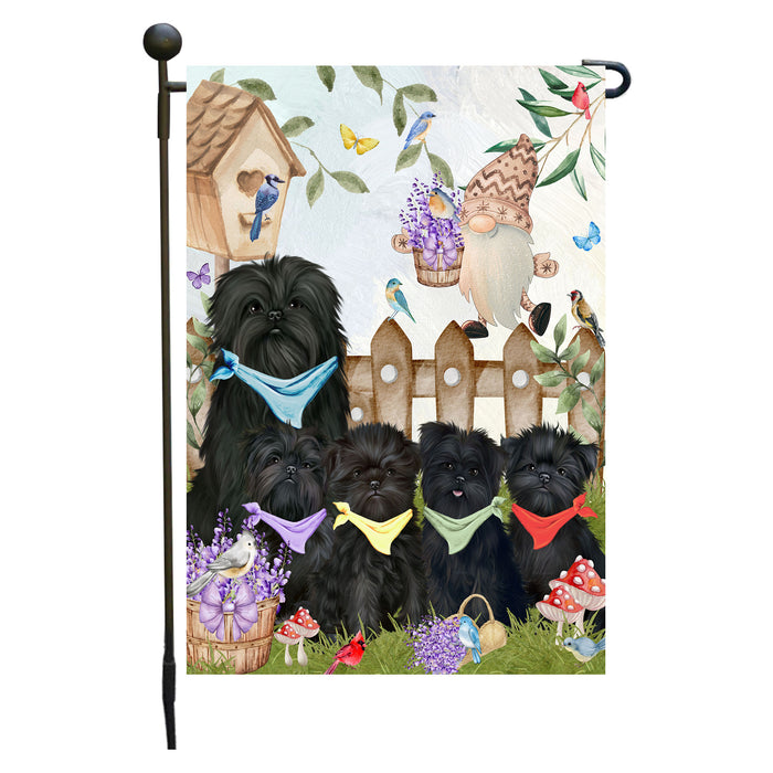 Affenpinscher Dogs Garden Flag: Explore a Variety of Designs, Custom, Personalized, Weather Resistant, Double-Sided, Outdoor Garden Yard Decor for Dog and Pet Lovers