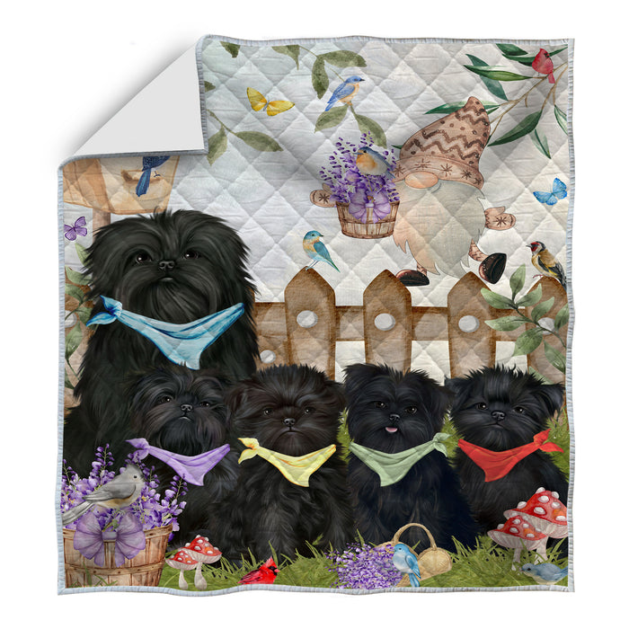 Affenpinscher Quilt, Explore a Variety of Bedding Designs, Bedspread Quilted Coverlet, Custom, Personalized, Pet Gift for Dog Lovers