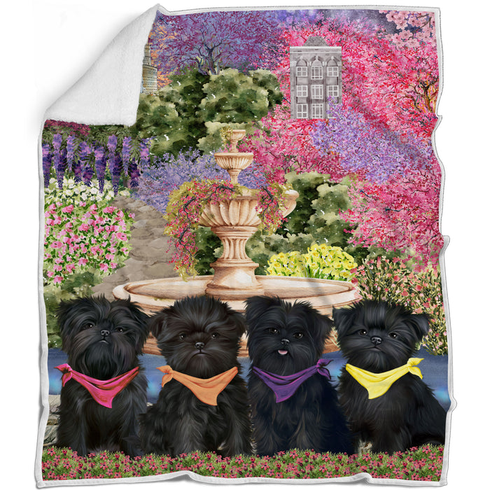 Affenpinscher Blanket: Explore a Variety of Designs, Personalized, Custom Bed Blankets, Cozy Sherpa, Fleece and Woven, Dog Gift for Pet Lovers