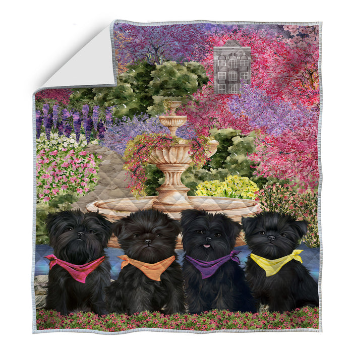 Affenpinscher Bedding Quilt, Bedspread Coverlet Quilted, Explore a Variety of Designs, Custom, Personalized, Pet Gift for Dog Lovers