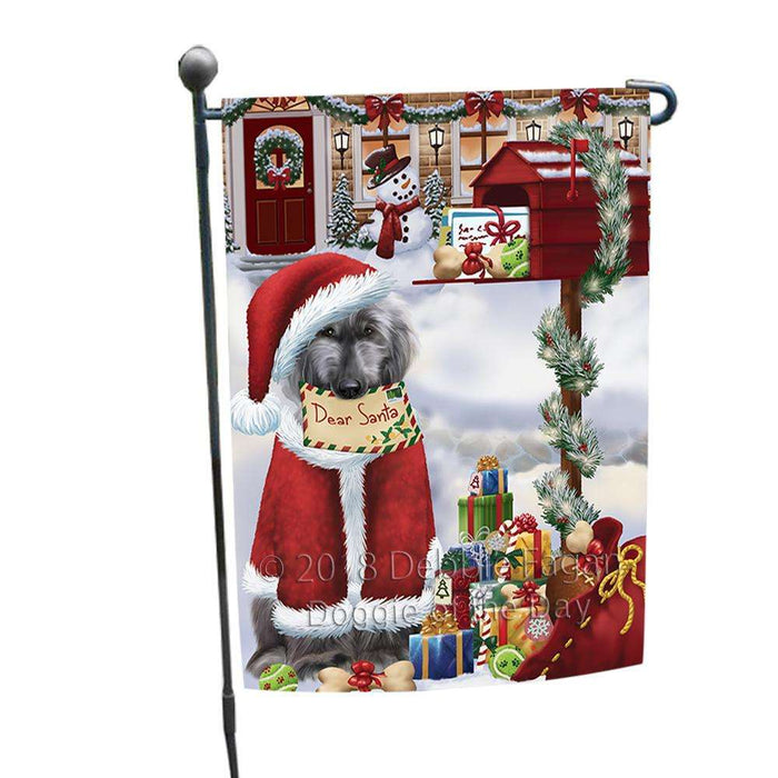 Afghan Hound Dog Dear Santa Letter Christmas Holiday Mailbox Garden Flag GFLG53573