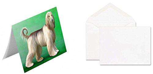 Afghan Hound Dog Handmade Artwork Assorted Pets Greeting Cards and Note Cards with Envelopes for All Occasions and Holiday Seasons