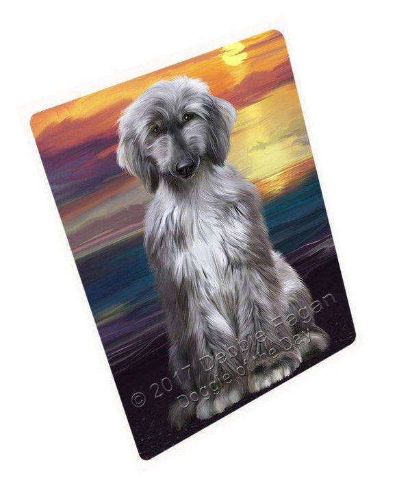 Afghan Hound Dog Large Refrigerator / Dishwasher RMAG50430