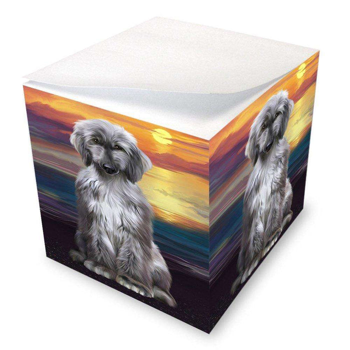 Afghan Hound Dog Note Cube NOC48458
