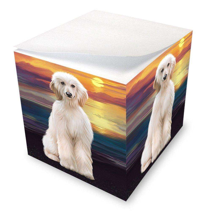 Afghan Hound Dog Note Cube NOC48459