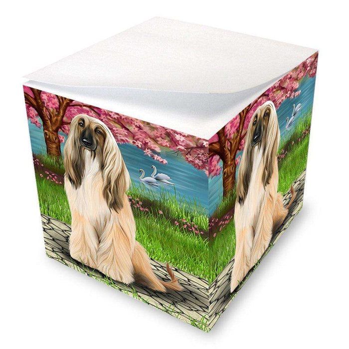 Afghan Hound Dog Note Cube NOC48463